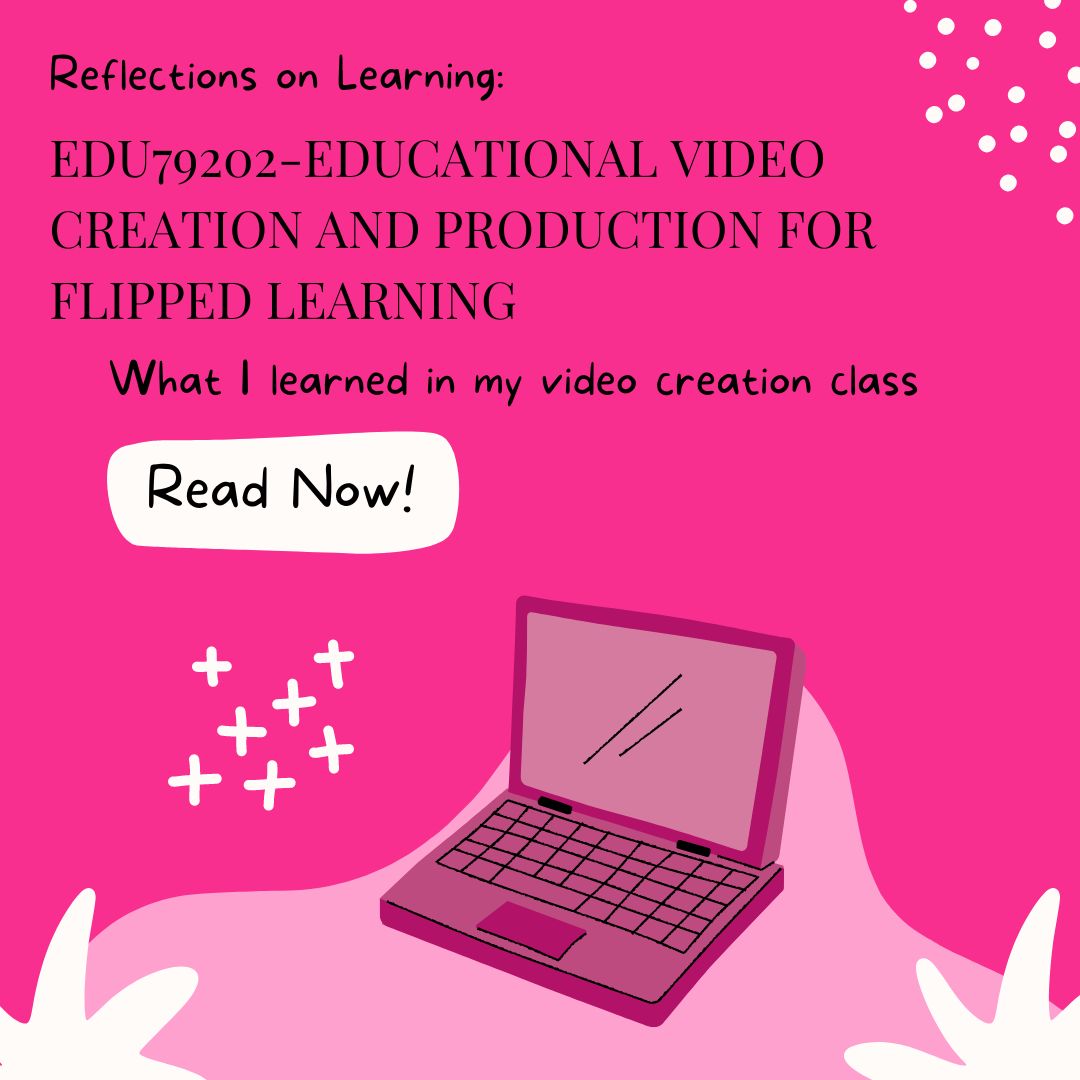 Learning Reflection Video Reflection – Kristine Binder